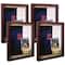 4 Pack: 18" x 24" Walnut Shadow Box by Studio Décor®